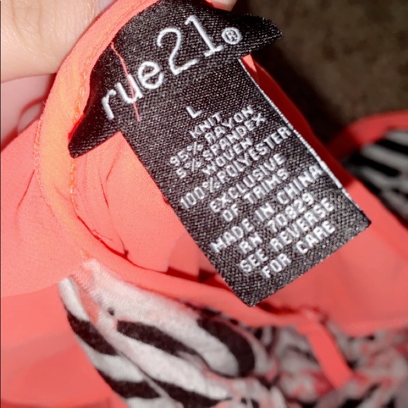 Pink and black striped long sleeve shirt - Picture 4 of 4